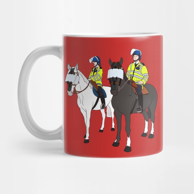 London Metropolitan Horse Cops by lamaisondulapino